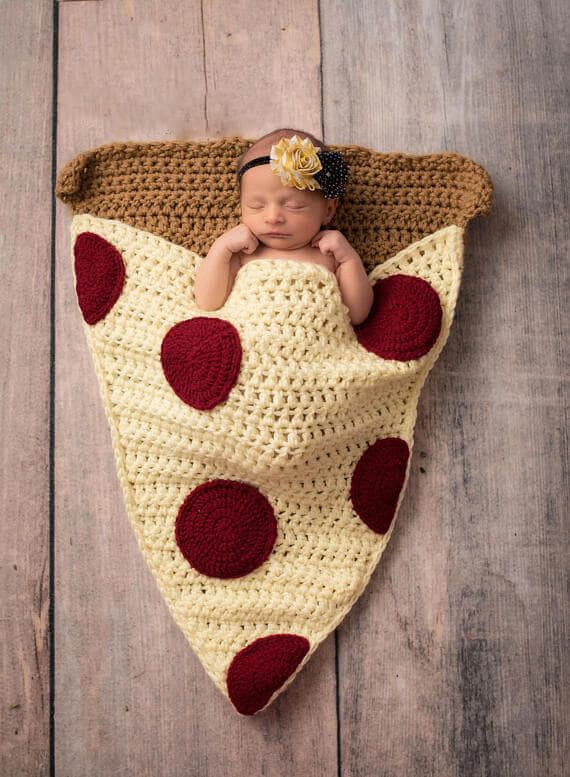 Pizza Slice Cocoon Blanket | fillincart.com